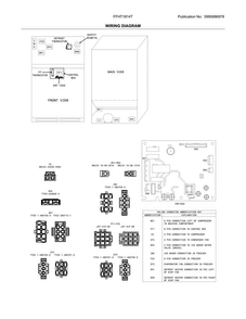Wiring Diagram Diagram and Parts List for FFHT1814TB0  Frigidaire Refrigerator