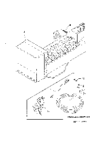 Ice Maker Diagram and Parts List for 2537888301E  Kenmore Refrigerator