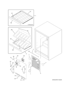 Part Location Diagram of 5304496852 Frigidaire TRIM