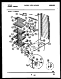 SYSTEM AND ELECTRICAL PARTS Diagram and Parts List for TFU14M5AW3  Tappan Freezer