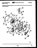DOOR PARTS Diagram and Parts List for DG250KXD3  Frigidaire Dryer