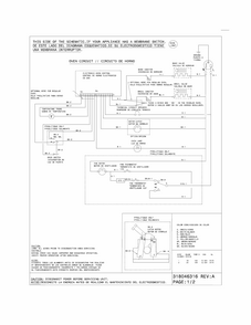 Wiring Diagram Diagram and Parts List for 79030553803  Kenmore Wall Oven