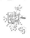 Part Location Diagram of 08016062 Frigidaire HARNESS - TUB