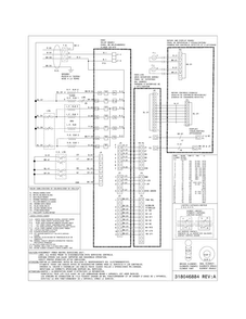 Wiring Diagram Diagram and Parts List for FPEC3085KSB  Frigidaire Cooktop