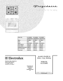 COVER Diagram and Parts List for GLCS389EBC  Frigidaire Range