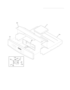 Control Panel Diagram and Parts List for EI30EW35KW1  Electrolux Wall Oven