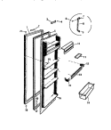 REFRIGERATOR DOOR Diagram and Parts List for RS192GCH3  Frigidaire Refrigerator