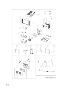 Part Location Diagram of 5304495095 Frigidaire PC BOARD
