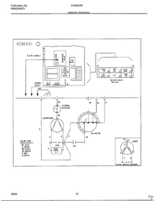 Wiring Diagram Diagram and Parts List for 5193004B  Frigidaire Air Conditioner