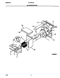 AIR HANDLING PARTS Diagram and Parts List for FAS185F2A3  Frigidaire Air Conditioner