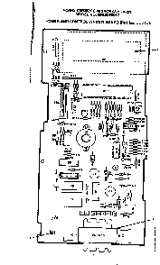 Power And Control Circuit Board Diagram and Parts List for 5649978012  Kenmore Microwave