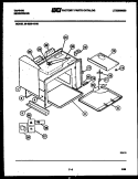 BODY PARTS Diagram and Parts List for 56-9238-10-01  Tappan Microwave