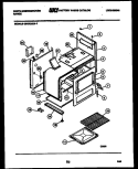 BODY PARTS Diagram and Parts List for GF670HXW2  Frigidaire Range