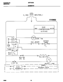 WIRING DIAGRAM Diagram and Parts List for GRT16CNHW0  Gibson Refrigerator