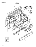 BACKGUARD Diagram and Parts List for CEC4S8DXC  Gibson Range