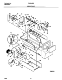 ICE CONTAINER Diagram and Parts List for FRS24WSGW6  Frigidaire Refrigerator
