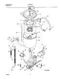WSHR MTR, HOSE Diagram and Parts List for SWS933AQ0  Westinghouse Washer