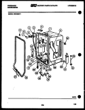 TUB AND FRAME PARTS Diagram and Parts List for DW1805KF1  Frigidaire Dishwasher