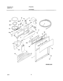 ICE & WATER DISPENSER Diagram and Parts List for FRS23R4AB0  Frigidaire Refrigerator