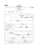 WIRING SCHEMATIC Diagram and Parts List for FRT17GG5AQ0  Frigidaire Refrigerator