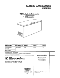 COVER Diagram and Parts List for FFC15C6CW0  Frigidaire Freezer