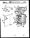 DOOR PARTS Diagram and Parts List for RD11F2WRJE  Gibson Refrigerator