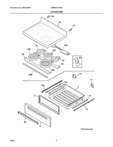 Part Location Diagram of 316439500 Whirlpool SCREW