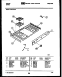 COOKTOP PARTS Diagram and Parts List for 30-3979-00-07  Tappan Range