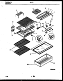 Part Location Diagram of 3206128 Frigidaire TOP, REFRIGERATOR