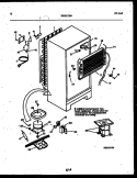 SYSTEM AND AUTOMATIC DEFROST PARTS Diagram and Parts List for ATG170NCD0  Frigidaire Refrigerator