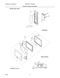 CONTROL PANEL/DOOR/MISC Diagram and Parts List for FPMO209KFA  Frigidaire Microwave