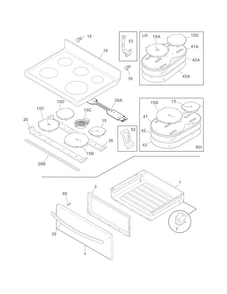 Part Location Diagram of 316305900 Frigidaire ELEMENT