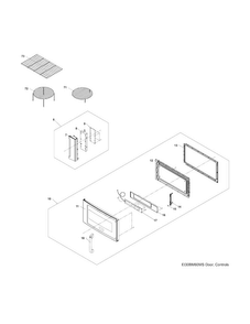 Control Panel,door,miscellaneous Diagram and Parts List for EI30BM6CPSB  Electrolux Microwave