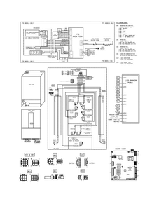 Wiring Schematic Diagram and Parts List for E23BC68JPSDA  Electrolux Refrigerator