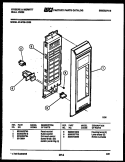 CONTROL PANEL Diagram and Parts List for 57-6709-00-03  Tappan Microwave Oven Combo
