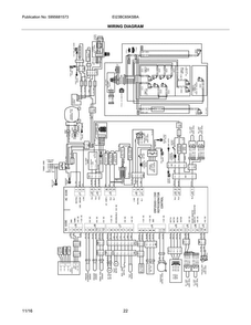 Wiring Schematic Diagram and Parts List for EI23BC65KSBA  Electrolux Refrigerator