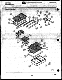 Part Location Diagram of 5303015157 Frigidaire SHELF-FULL