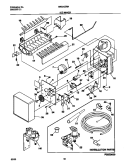 ICE MAKER Diagram and Parts List for GRS20ZRHW4  Gibson Refrigerator