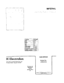 COVER Diagram and Parts List for LFD301GW4  Frigidaire Dryer