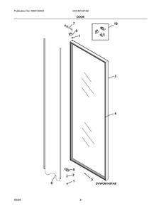 Part Location Diagram of 5304524365 Frigidaire CLOSER