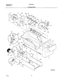 ICE CONTAINER Diagram and Parts List for FRS20ZRGB6  Frigidaire Refrigerator