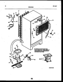 SYSTEM AND AUTOMATIC DEFROST PARTS Diagram and Parts List for RT179NCH0  Frigidaire Refrigerator
