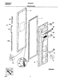 Part Location Diagram of 5303918107 Frigidaire PANEL-Freezer  DOOR