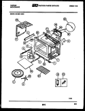 WRAPPER AND BODY PARTS Diagram and Parts List for 56-4861-10-01  Tappan Microwave