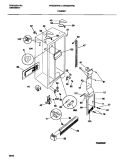 CABINET Diagram and Parts List for WRS22WRCD0  Frigidaire Refrigerator