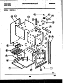 BODY PARTS Diagram and Parts List for REG78WL3  Frigidaire Wall Oven