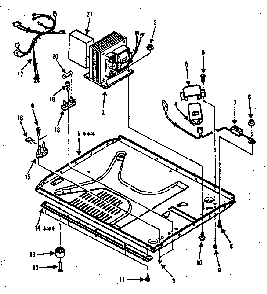 Microwave Parts Diagram and Parts List for 5648824581  Kenmore Microwave