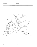 BURNER Diagram and Parts List for FGR211AS3  Frigidaire Dryer