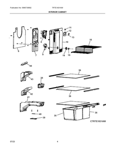Part Location Diagram of 5304529314 Frigidaire INSULATION
