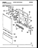 DOOR PARTS Diagram and Parts List for DW8800AWW1  Frigidaire Dishwasher
